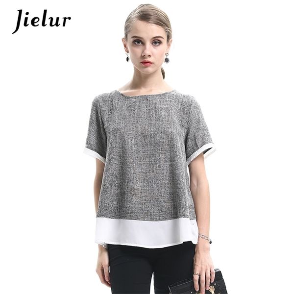 summer chiffon patchwork short-sleeved women t-shirts loose o-neck casual personality l-4xl girl's camisetas 210426, White
summer chiffon patchwork short-sleeved women t-shirts loose o-neck casual personality l-4xl girl's camisetas 210426, White