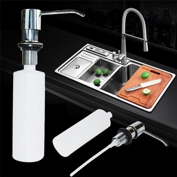 liquid soap dispenser deck mounted hand sink detergent stainless steel abs bottle kitchen accessories 300ml
liquid soap dispenser deck mounted hand sink detergent stainless steel abs bottle kitchen accessories 300ml