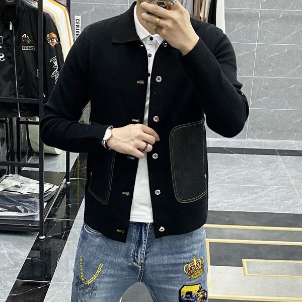 men's jackets 2021 autumn and winter sweater coat men's jacket knitted cardigan slim fit wear, Black;brown
men's jackets 2021 autumn and winter sweater coat men's jacket knitted cardigan slim fit wear, Black;brown