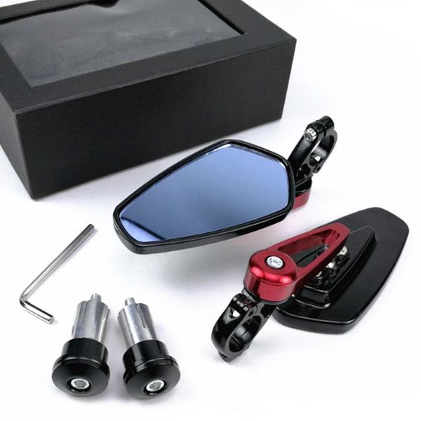motorcycle mirrors vintage rearview mirror cnc reversing universal handle blue glass retroreflector
motorcycle mirrors vintage rearview mirror cnc reversing universal handle blue glass retroreflector