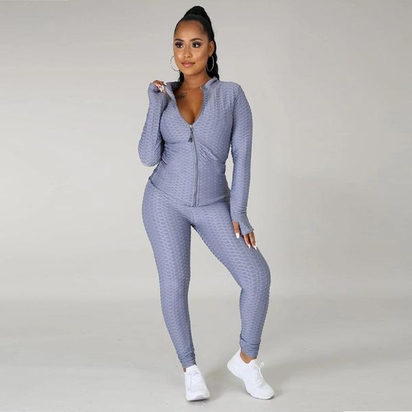 arrival women workout fitness elastic knitting sportly biker breathe two pieces set women's tracksuits, Gray
arrival women workout fitness elastic knitting sportly biker breathe two pieces set women's tracksuits, Gray