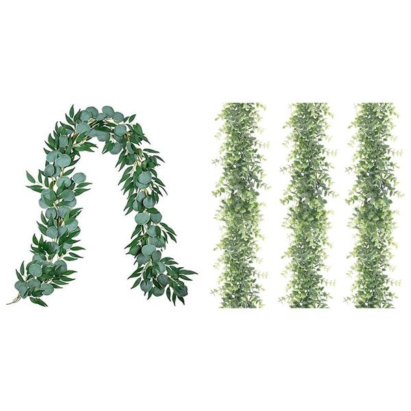 decorative flowers & wreaths 6 pcs artificial eucalyptus garland, faux vines greenery garland wedding backdrop arch, 3 a b
decorative flowers & wreaths 6 pcs artificial eucalyptus garland, faux vines greenery garland wedding backdrop arch, 3 a b
