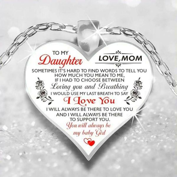 chains women heart necklace unique gift party to my daughter love mom jewelry geometric vintage necklaces for teen girls, Silver
chains women heart necklace unique gift party to my daughter love mom jewelry geometric vintage necklaces for teen girls, Silver