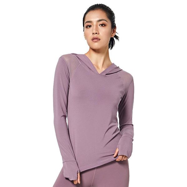 yoga outfit slimming hooded running fitness dress female mesh stitching breathable fast dry close-fitting sports outdoor long sleeves
yoga outfit slimming hooded running fitness dress female mesh stitching breathable fast dry close-fitting sports outdoor long sleeves