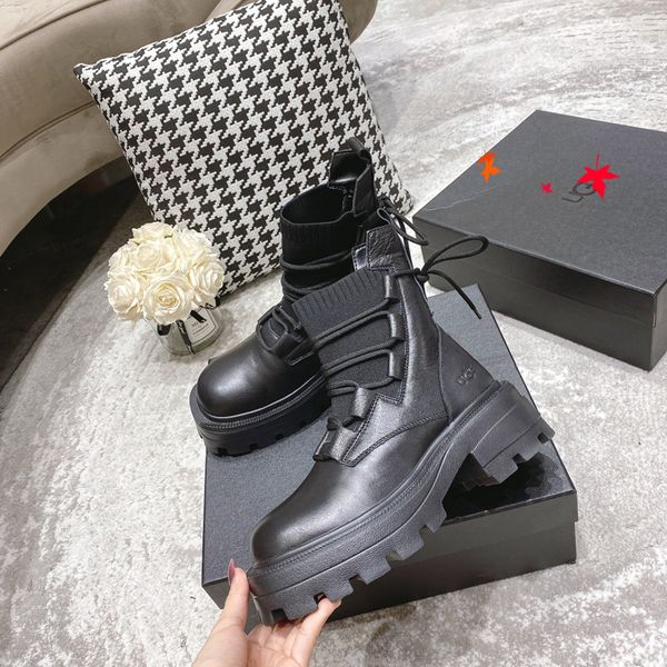 casual-chic design chunky heels women's red bottom ankle boots winter martin booties luxury designer party booty with box and logo size, Black
casual-chic design chunky heels women's red bottom ankle boots winter martin booties luxury designer party booty with box and logo size, Black