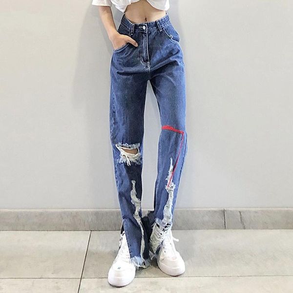 women's jeans women baggy straight wide leg splited flare ripped holes blue jean 2021 autumn female fashion full length denim pants
women's jeans women baggy straight wide leg splited flare ripped holes blue jean 2021 autumn female fashion full length denim pants