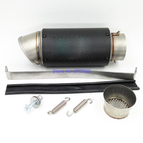 motorcycle exhaust system inlet 51mm 61mm 63mm 65mm customized muffler carbon fiber motorbike pipe with removable db killer
motorcycle exhaust system inlet 51mm 61mm 63mm 65mm customized muffler carbon fiber motorbike pipe with removable db killer
