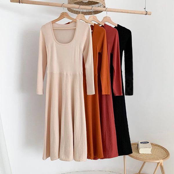 casual dresses vintage autumn winter long sleeve square collar knitting dress women high waist slim wild robe vestido de mujer stretch, Black;gray
casual dresses vintage autumn winter long sleeve square collar knitting dress women high waist slim wild robe vestido de mujer stretch, Black;gray
