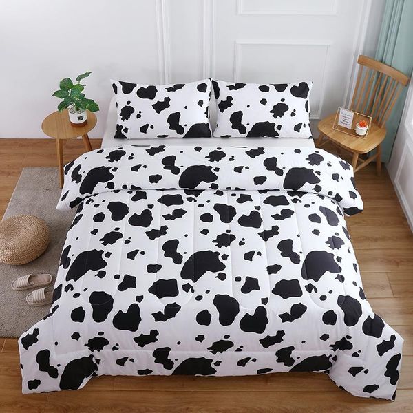 2-pieces milk cow print comforter set twin size soft microfiber lightweight duvet insert quilt comforters & sets
2-pieces milk cow print comforter set twin size soft microfiber lightweight duvet insert quilt comforters & sets