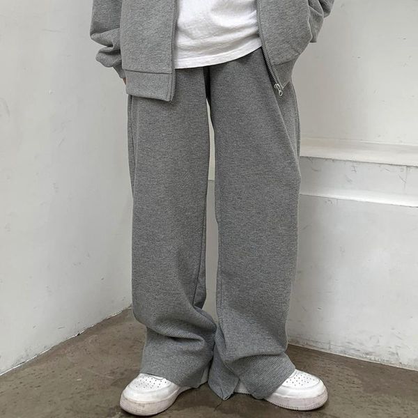 men's pants autumn drawstring knit fashion black gray casual men korean loose wide-leg mens straight trousers m-xl
men's pants autumn drawstring knit fashion black gray casual men korean loose wide-leg mens straight trousers m-xl
