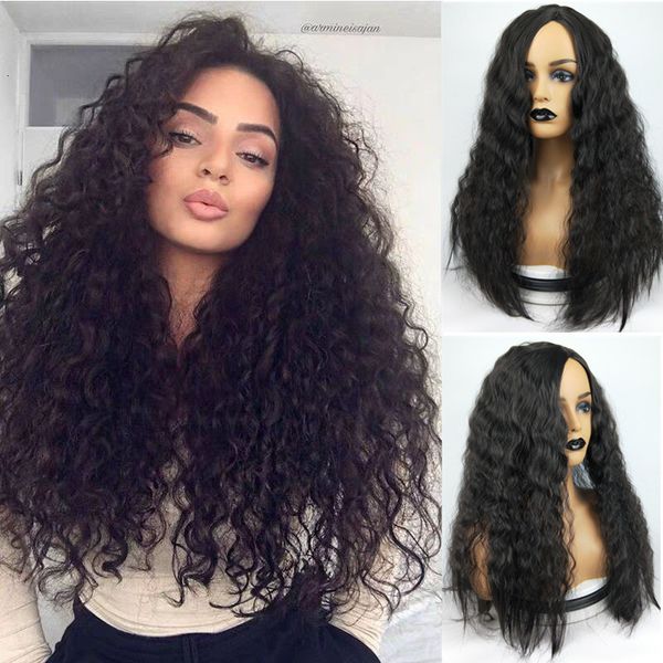 women's long wig fashion chemical fiber wigs small curly hair corn perm, Black;brown
women's long wig fashion chemical fiber wigs small curly hair corn perm, Black;brown