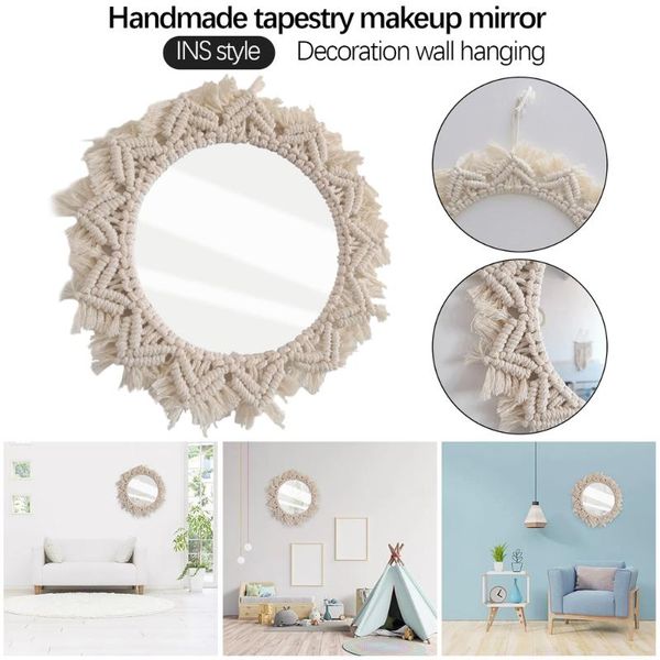 mirrors macrame mirror handmade tapestry makeup compact bohemia decoration home bedroom decorative wall
mirrors macrame mirror handmade tapestry makeup compact bohemia decoration home bedroom decorative wall
