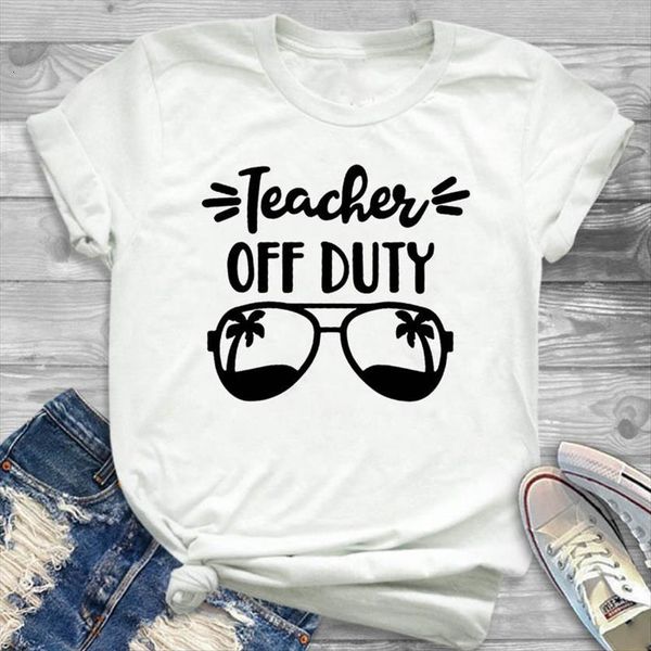 teacher off duty printed womens t shirt short sleeve loose tee female clothes graphic, White
teacher off duty printed womens t shirt short sleeve loose tee female clothes graphic, White
