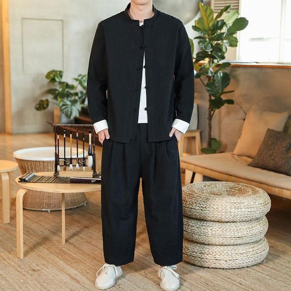 rain wear suit antique retro shirt linen fabric long sleeve chinese style men's clothing
rain wear suit antique retro shirt linen fabric long sleeve chinese style men's clothing