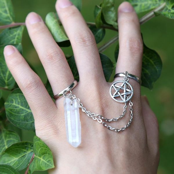 decorative objects & figurines 1pc electroplating colorful crystal stone pentagram double ring adjustable for women girls
decorative objects & figurines 1pc electroplating colorful crystal stone pentagram double ring adjustable for women girls