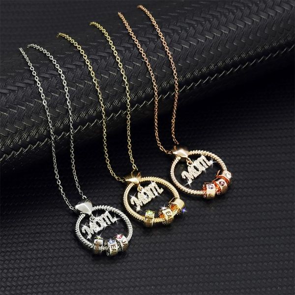 chains birthstone pendant mom ring necklace mother for women love heart letters birthday gifts, Silver
chains birthstone pendant mom ring necklace mother for women love heart letters birthday gifts, Silver