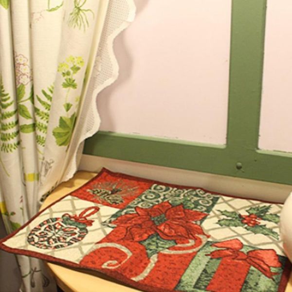 christmas decorative table runner and placemats flower cotton soft cloth home wedding party decor mats & pads
christmas decorative table runner and placemats flower cotton soft cloth home wedding party decor mats & pads