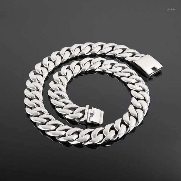 domineering casting stainless steel jewelry european and american creative men's thick wide smooth titanium necklace chains1, Silver
domineering casting stainless steel jewelry european and american creative men's thick wide smooth titanium necklace chains1, Silver