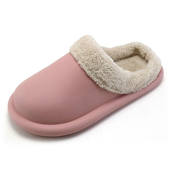 fashion women's slippers home winter indoor warm shoes thick bottom plush waterproof leather house cotton, Black
fashion women's slippers home winter indoor warm shoes thick bottom plush waterproof leather house cotton, Black