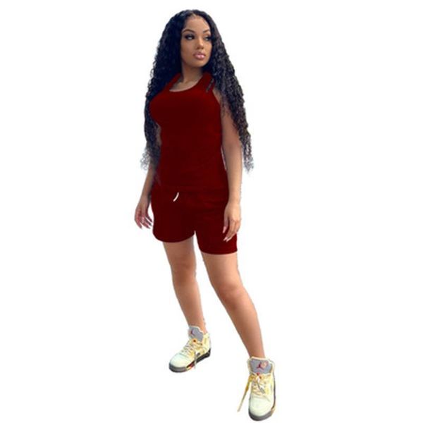 women's tracksuits 2021 two piece set tracksuit women summer clothes tank biker shorts sweat suits plus size outfits matching sets cool, Gray
women's tracksuits 2021 two piece set tracksuit women summer clothes tank biker shorts sweat suits plus size outfits matching sets cool, Gray