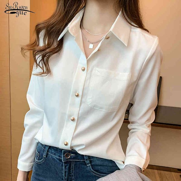 long sleeve white chiffon shirt women office lady solid button cardigan blouse ladies clothing blusas mujer 10694 210508
long sleeve white chiffon shirt women office lady solid button cardigan blouse ladies clothing blusas mujer 10694 210508