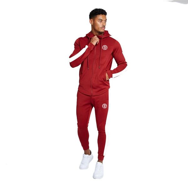 men's tracksuits 2021 primavera novos hoodies dos homens calças 2 pçs/sets moletom masculino ginásios fitness s joggers treino, Gray
men's tracksuits 2021 primavera novos hoodies dos homens calças 2 pçs/sets moletom masculino ginásios fitness s joggers treino, Gray