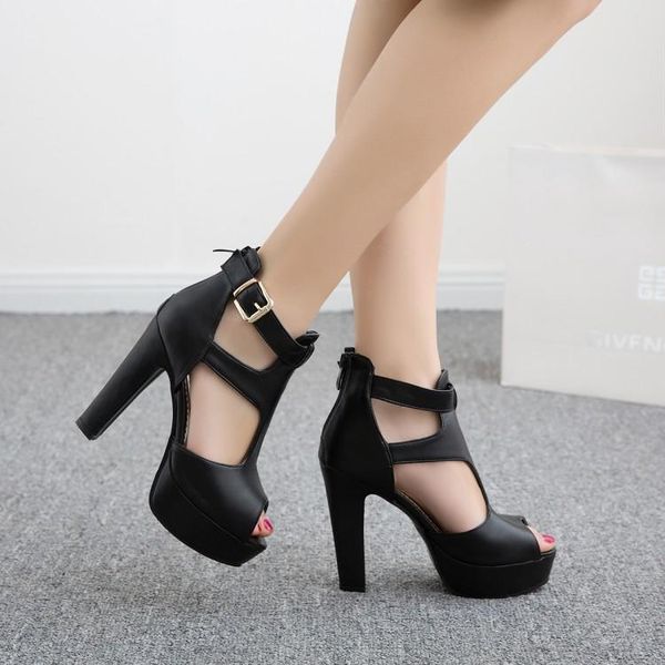 oversized 19 high heels sandals women shoes woman summer ladies pure color rough-heeled, Black
oversized 19 high heels sandals women shoes woman summer ladies pure color rough-heeled, Black