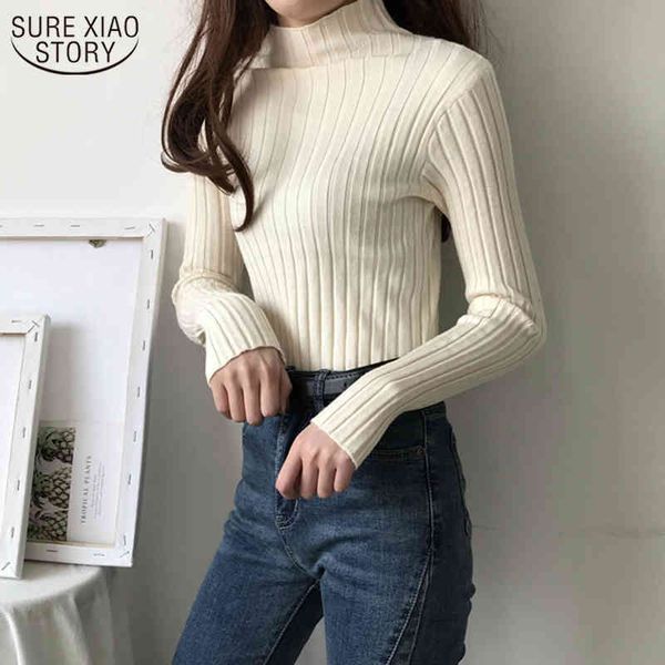 women's autumn long sleeve pullover korean clothes half-collar bottoming sweater slim-fit solid female 10605 210508, White;black
women's autumn long sleeve pullover korean clothes half-collar bottoming sweater slim-fit solid female 10605 210508, White;black