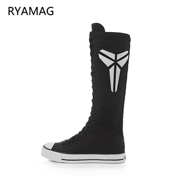 boots ryamag 2021 women's canvas long fluorescence shoes flats punk high lace-up zipper vulcanize sneakers, Black
boots ryamag 2021 women's canvas long fluorescence shoes flats punk high lace-up zipper vulcanize sneakers, Black
