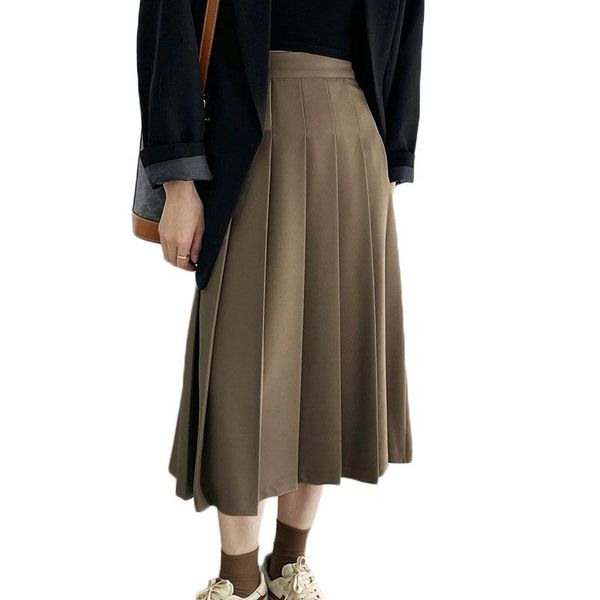 skirts casual pleated skirt women 2021 spring and autumn female retro high waist mid-long a-line drop ns2540, Black
skirts casual pleated skirt women 2021 spring and autumn female retro high waist mid-long a-line drop ns2540, Black