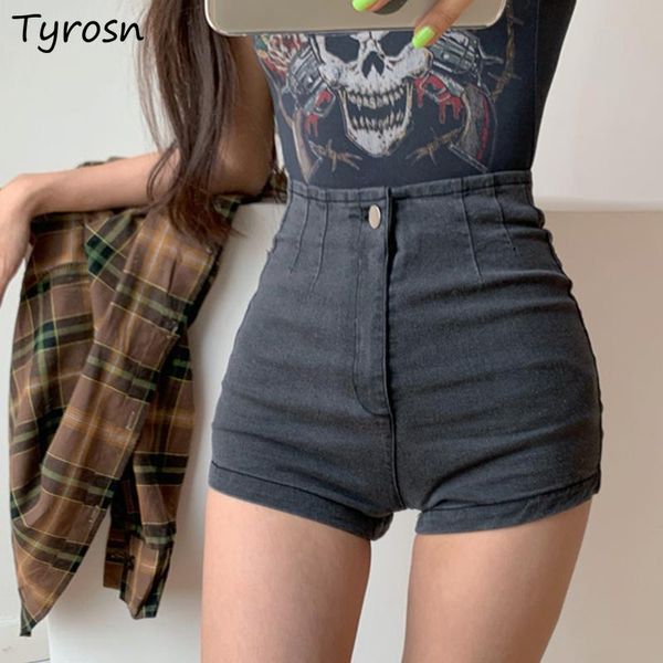women's shorts women vintage streetwear summer solid zipper stretchy high waist skinny short female ulzzang fashion denim trousers, White;black
women's shorts women vintage streetwear summer solid zipper stretchy high waist skinny short female ulzzang fashion denim trousers, White;black