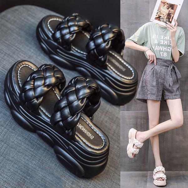slippers house platform flat shoes female med luxury slides slipers women designer soft 2021 casual fashion pu scandals rome rub, Black
slippers house platform flat shoes female med luxury slides slipers women designer soft 2021 casual fashion pu scandals rome rub, Black