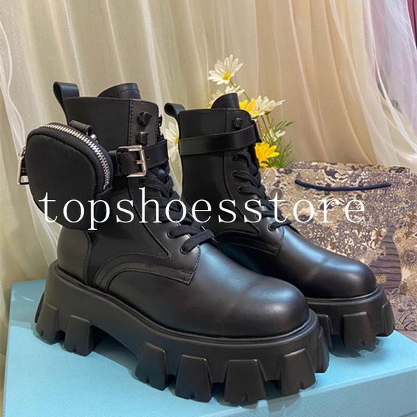 boots 2021 brand autumn and winter women leather tank bottom lace-up design fashion bag decoration, Black
boots 2021 brand autumn and winter women leather tank bottom lace-up design fashion bag decoration, Black