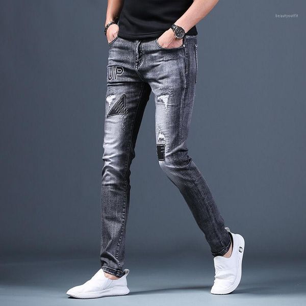 men's jeans korea version men noble gray jeans,slim scratches jeans,light luxury ripped jeans,stylish patches street, Blue
men's jeans korea version men noble gray jeans,slim scratches jeans,light luxury ripped jeans,stylish patches street, Blue