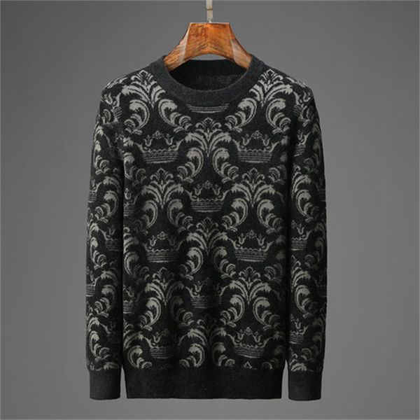 2021 autumn/winter new round neck men's sweater fashion long sleeve knit warm wool pullover asia size -3xl, White;black
2021 autumn/winter new round neck men's sweater fashion long sleeve knit warm wool pullover asia size -3xl, White;black