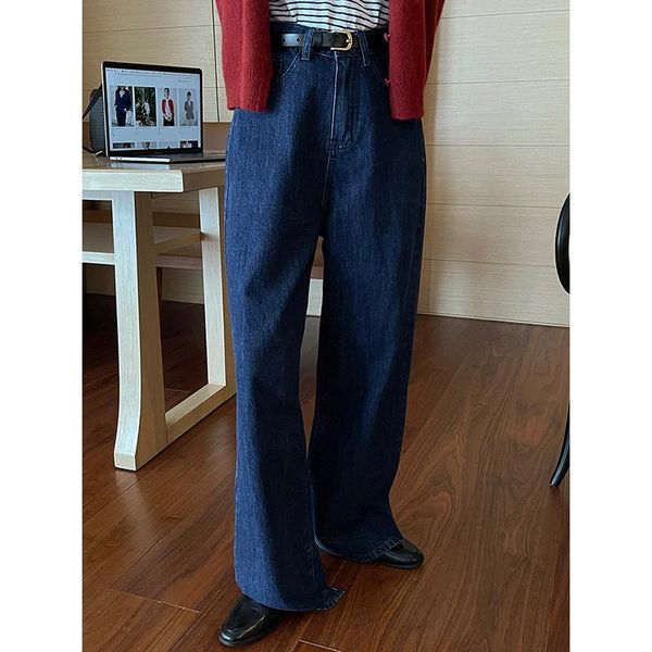 women's jeans korean style solid wide leg casual women pants 2021 mid-waist fashion loose oversize straight female, Blue
women's jeans korean style solid wide leg casual women pants 2021 mid-waist fashion loose oversize straight female, Blue