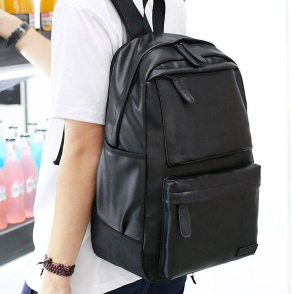 backpack double pocket outdoor travel vintage leather handbag rucksack shoulder school bag bagpack mochil
backpack double pocket outdoor travel vintage leather handbag rucksack shoulder school bag bagpack mochil