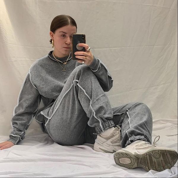 tracksuit 2 piece set womens tracksuits plus size sweatshirt winter vintage cotton leisure homewear outfit solid black, Gray
tracksuit 2 piece set womens tracksuits plus size sweatshirt winter vintage cotton leisure homewear outfit solid black, Gray