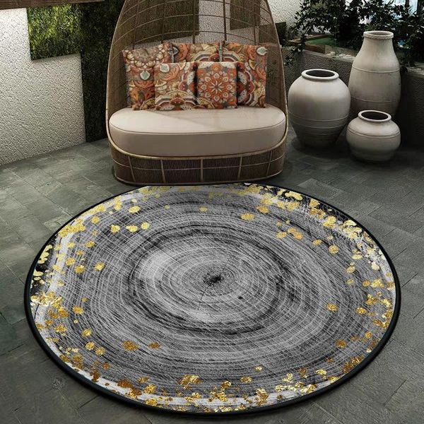 creative tree ring round rug living room gold leaf children's mat floor tapestry door bedroom non-slip carpets
creative tree ring round rug living room gold leaf children's mat floor tapestry door bedroom non-slip carpets