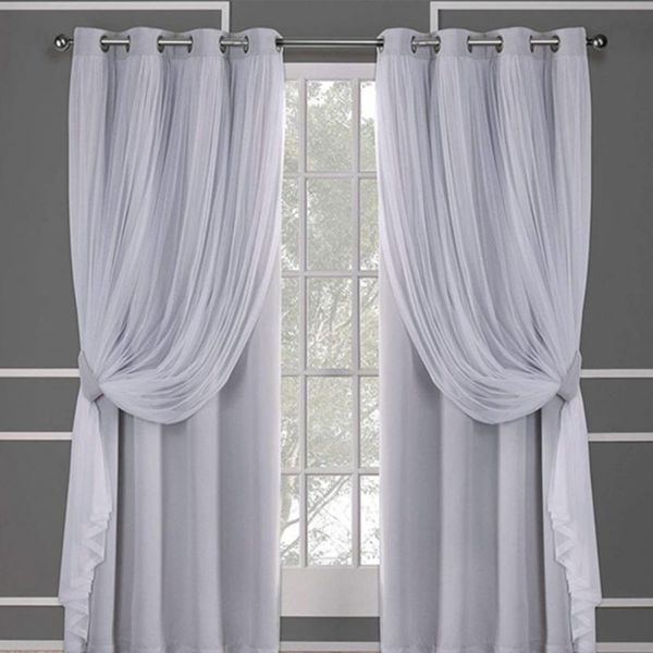 curtain & drapes home curtains layered solid blackout and sheer window panel pair with grommet 1
curtain & drapes home curtains layered solid blackout and sheer window panel pair with grommet 1