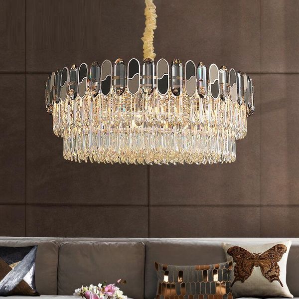 chandeliers living room round crystal chandelier mixed color villa modern bedroom lamp dining led decoration
chandeliers living room round crystal chandelier mixed color villa modern bedroom lamp dining led decoration
