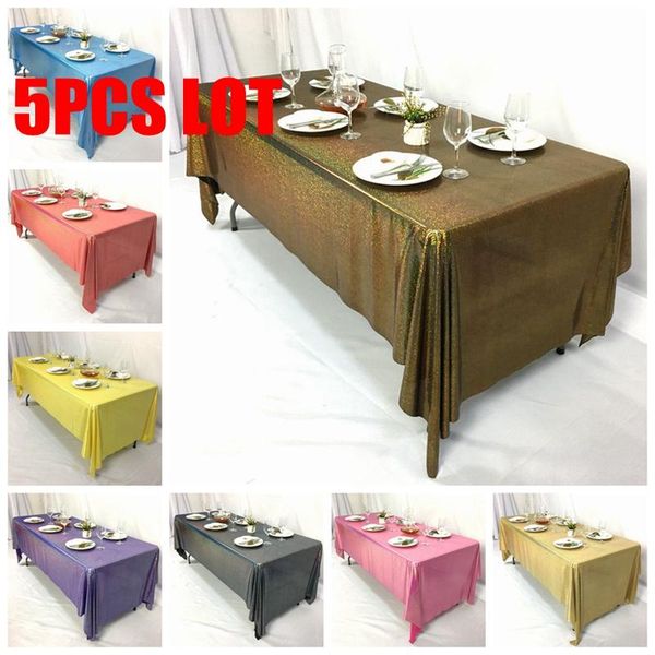 table cloth 5pcs lot rectangle laser sequin tablecloth glitter banquet overlay for wedding event party decoration
table cloth 5pcs lot rectangle laser sequin tablecloth glitter banquet overlay for wedding event party decoration