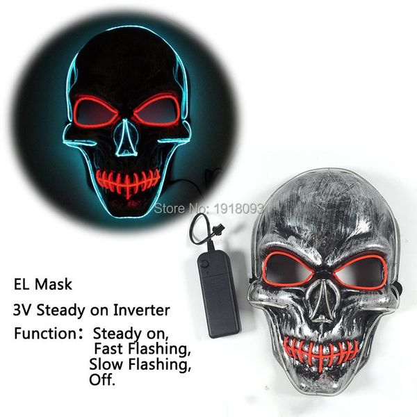 wire glowing halloween skull mask carnival led neon rope tube festival strip for party decoration with dc-3v strips
wire glowing halloween skull mask carnival led neon rope tube festival strip for party decoration with dc-3v strips