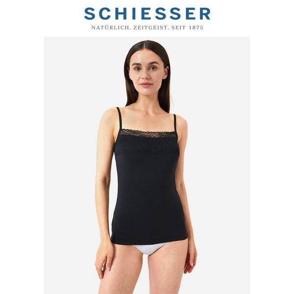 camisoles & tanks schiesser women's modal lace side camisole e0/18067v, Black;white
camisoles & tanks schiesser women's modal lace side camisole e0/18067v, Black;white