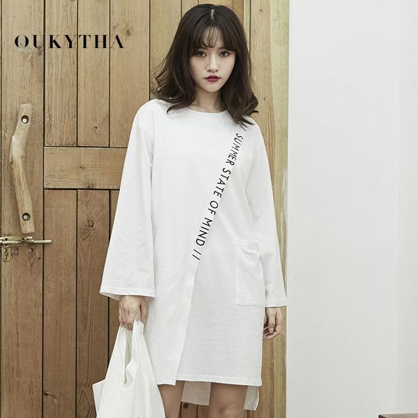 spring causal women mini straight es 100% cotton long sleeve women's clothing female white, Black;gray
spring causal women mini straight es 100% cotton long sleeve women's clothing female white, Black;gray