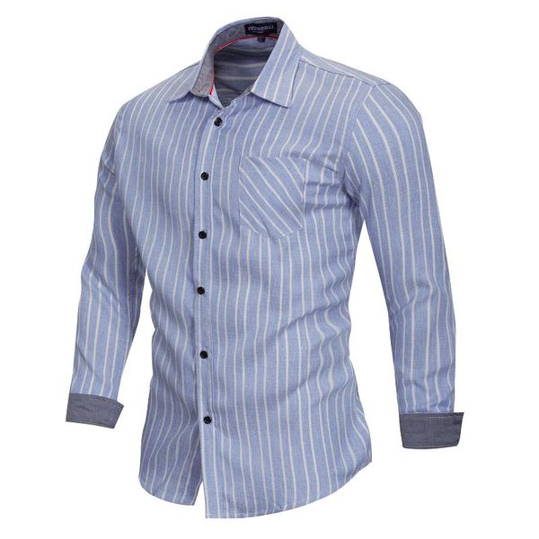 men's long-sleeved cotton shirt large yards striped print autumn regular casual single breasted shirts, White;black
men's long-sleeved cotton shirt large yards striped print autumn regular casual single breasted shirts, White;black