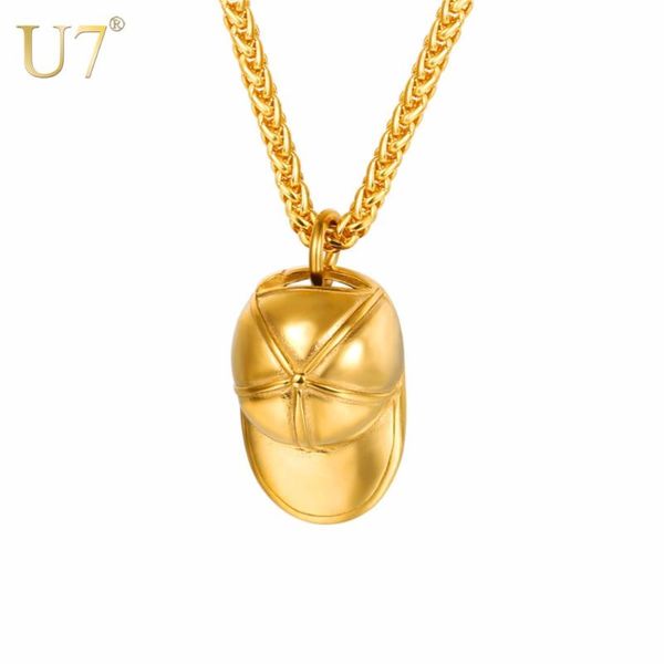pendant necklaces u7 necklace stainless steel baseball cap/peaked cap & chain gold/black color sports men/women jewelry p1151, Silver
pendant necklaces u7 necklace stainless steel baseball cap/peaked cap & chain gold/black color sports men/women jewelry p1151, Silver