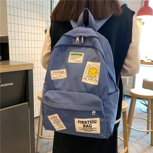 fashion women's korean panel bulk backpack female ins wind school bags for teenage girls 14 inch college backpacks ladies
fashion women's korean panel bulk backpack female ins wind school bags for teenage girls 14 inch college backpacks ladies
