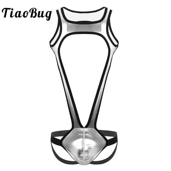 one-piece suits men shiny metallic swimsuit underwear jockstrap mankini swimwear male briefs bodysuit beachwear rave clubwear
one-piece suits men shiny metallic swimsuit underwear jockstrap mankini swimwear male briefs bodysuit beachwear rave clubwear