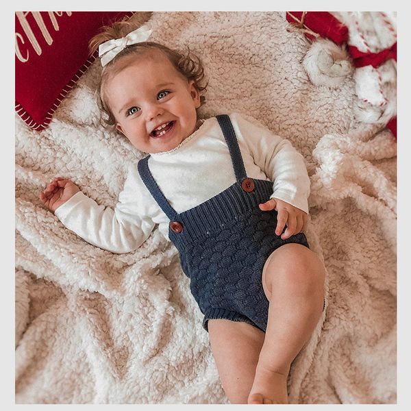 baby boys girls clothes jumpsuit 0-2y baby knitting rompers spring newborn cute overalls infant girl boy sleeveless romper, Blue
baby boys girls clothes jumpsuit 0-2y baby knitting rompers spring newborn cute overalls infant girl boy sleeveless romper, Blue